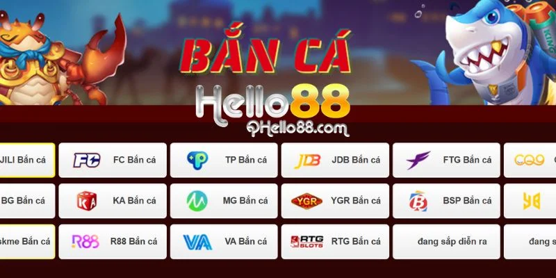 Top game Bắn cá tiền thật tại Hello88